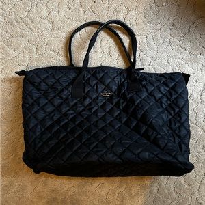kate spade quilted weekender bag
